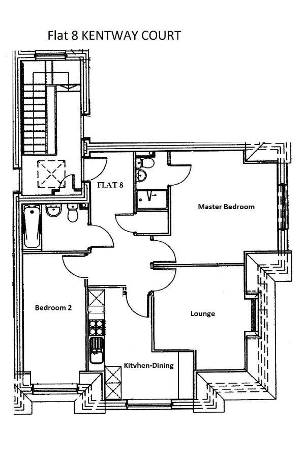 2 Bedroom 2 Bathroom Apartment 8 Including Free Parking Bromley kerület Kültér fotó